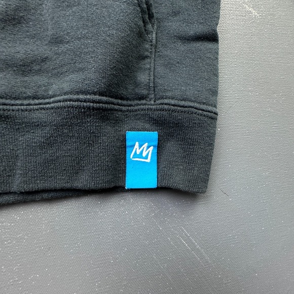 Mammoth Mountain Hoodie Boys Small Black Graphic Pullover Sweatshirt Logo Ski - Picture 5 of 11